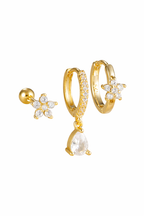 Orecchini pietra bianca