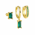 Set orecchini smeraldo