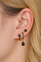 Orecchini pietra nera