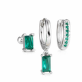Set orecchini smeraldo