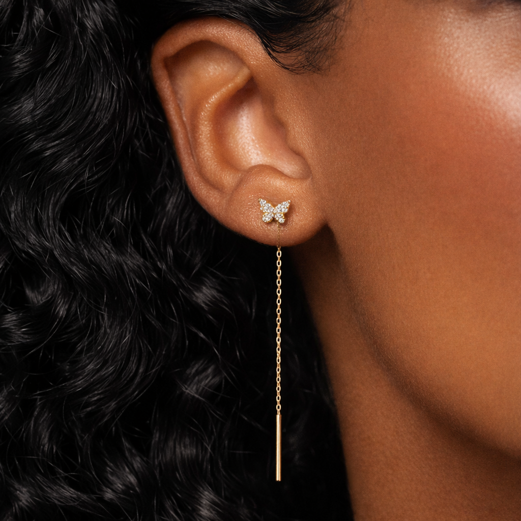 Orecchini farfallina