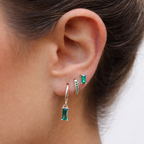 Set orecchini smeraldo