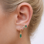 Set orecchini smeraldo